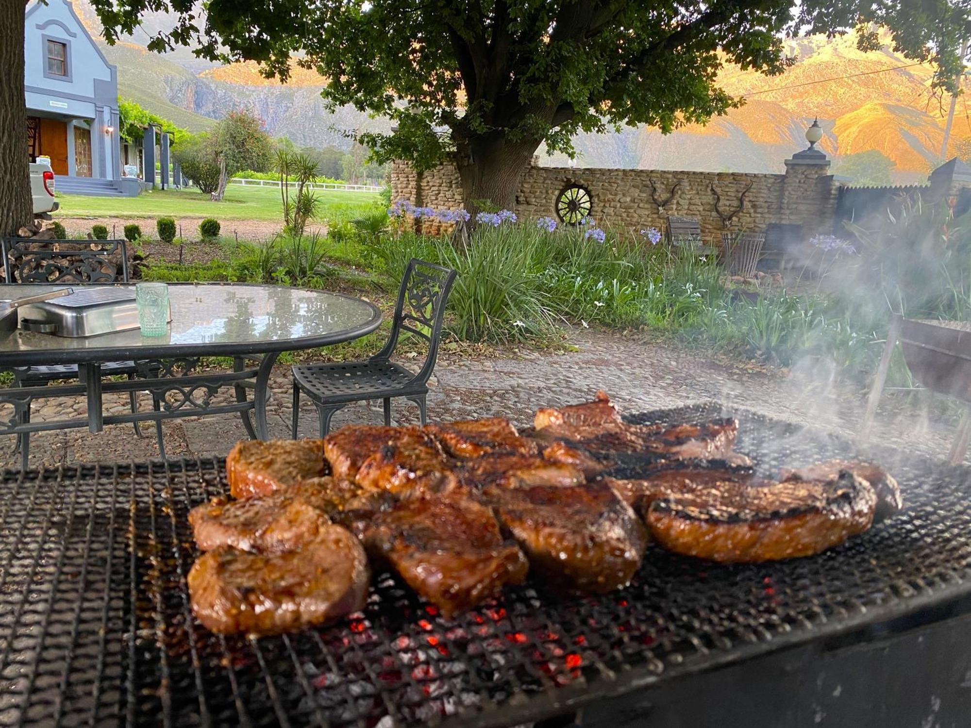 Готель Oaksrest Vineyards Guest Farm Ледісміт Екстер'єр фото
